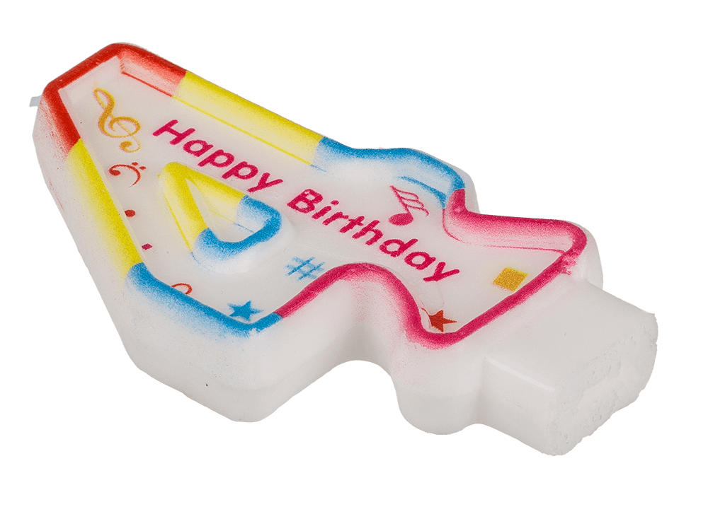 Number candle 4,