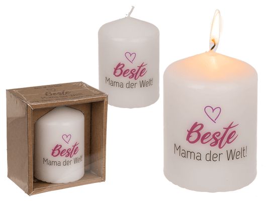 Pillar candle, Beste Mama der Welt,
