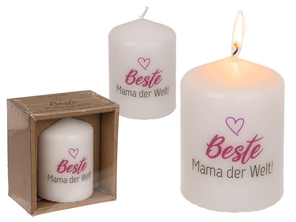 Pillar candle, Beste Mama der Welt,