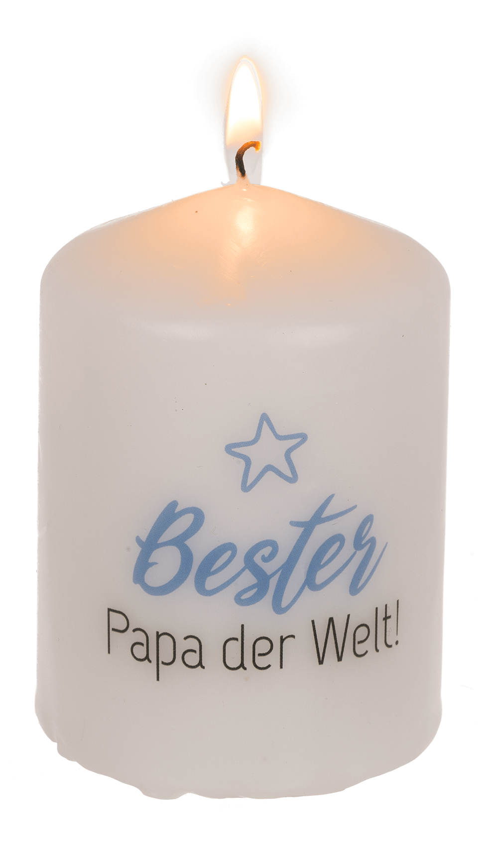Pillar candle, Bester Papa der Welt,