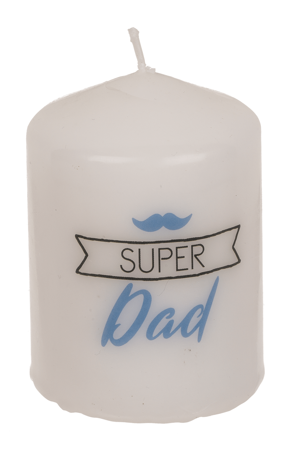 Pillar candle, Super Dad,