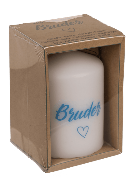 Pillar candle, Bruder <3,