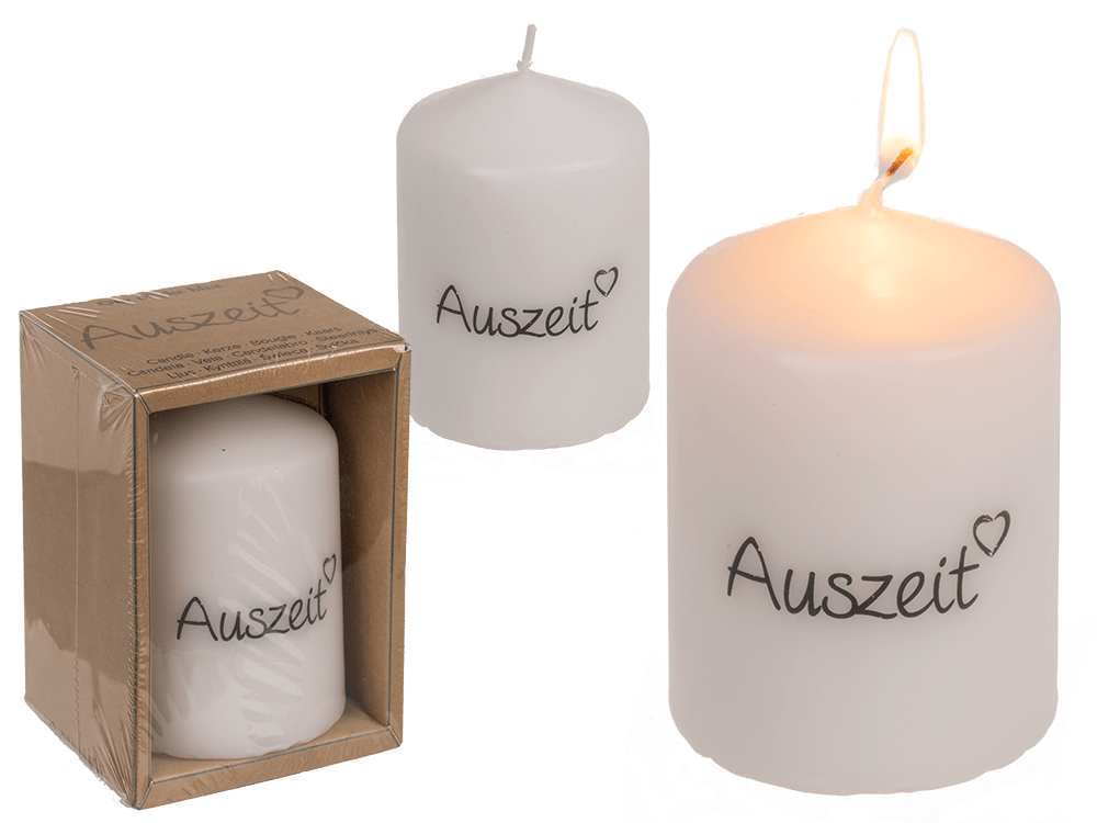 Pillar candle, Auszeit,