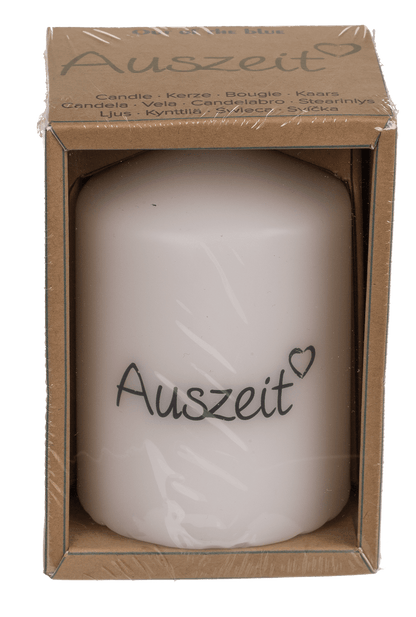 Pillar candle, Auszeit,