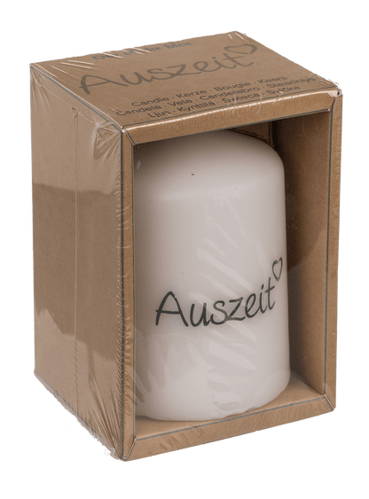 Pillar candle, Auszeit,