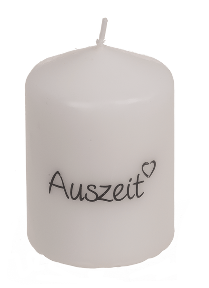 Pillar candle, Auszeit,