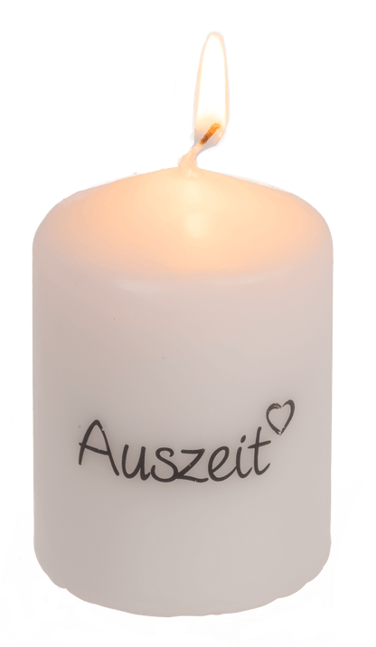 Pillar candle, Auszeit,