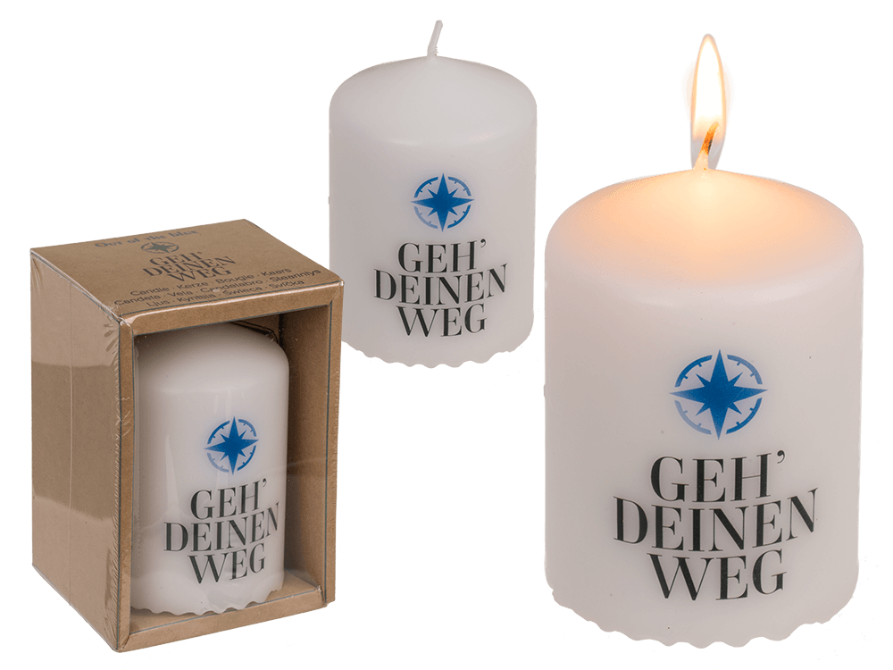 Pillar Candle, Geh Deinen Weg,