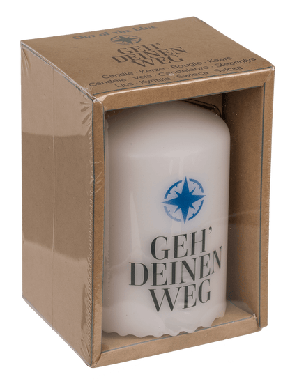 Pillar Candle, Geh Deinen Weg,