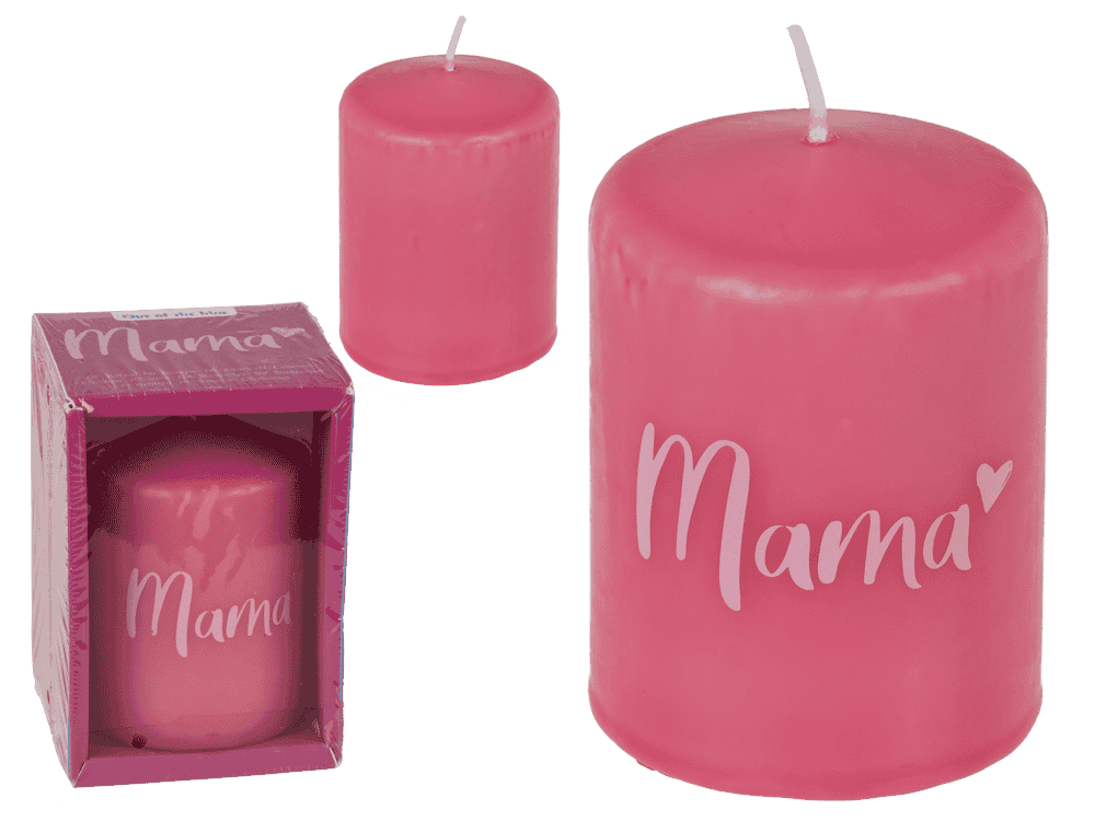 Pillar candle, Mama,