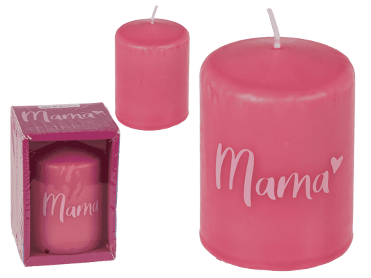 Pillar candle, Mama,