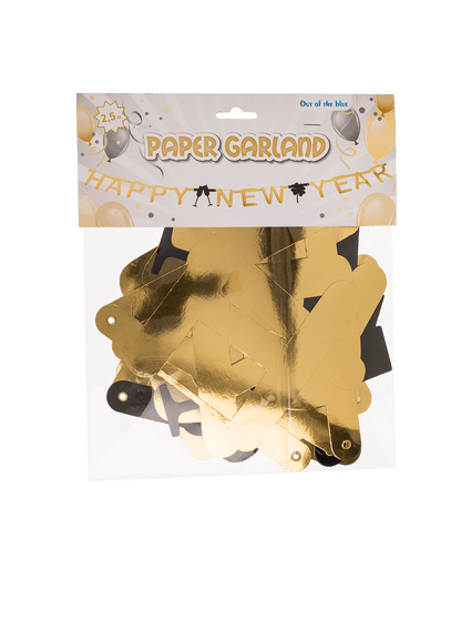 Paper garland, Happy New Year,