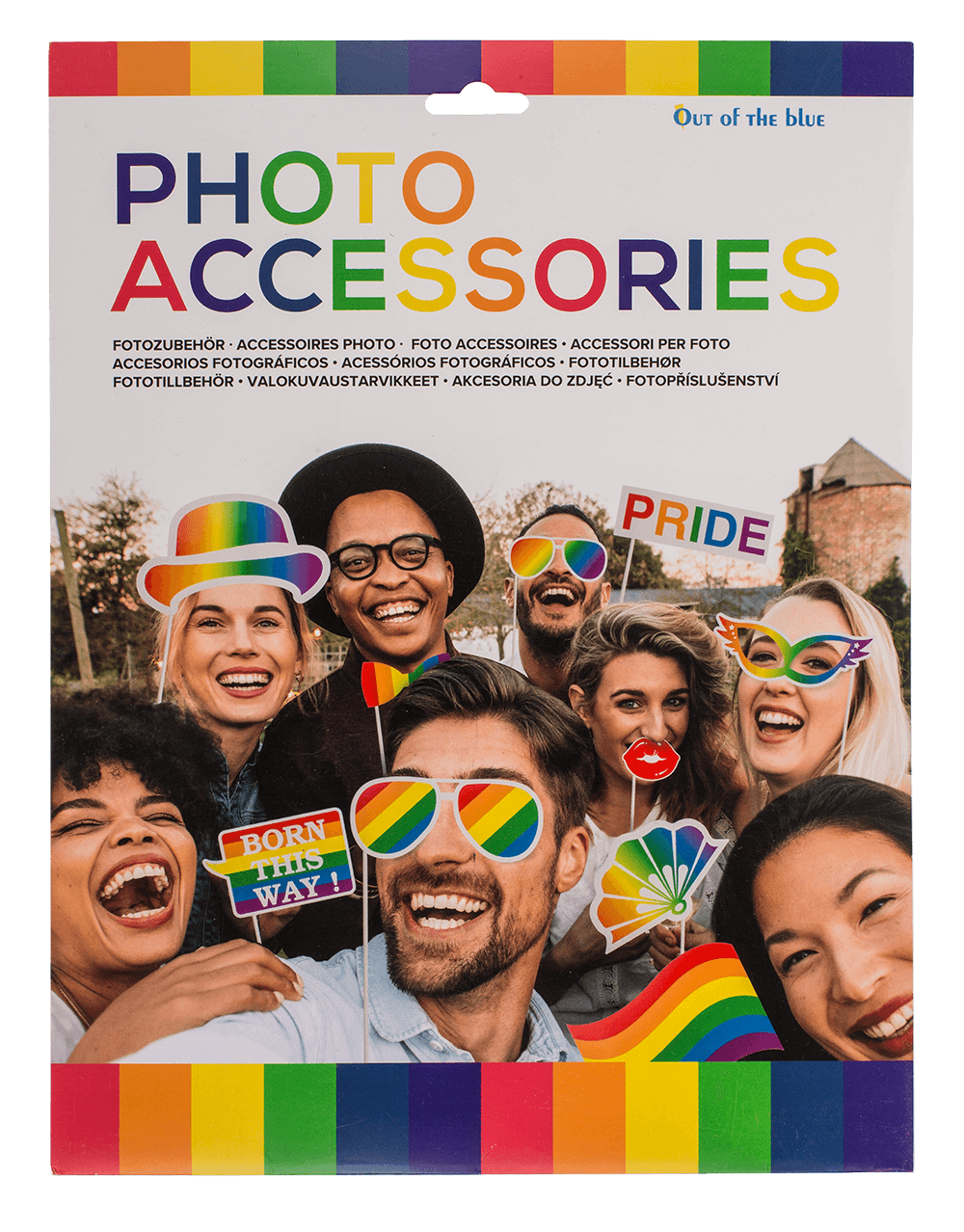 Party photo accessories on stick, Pride,