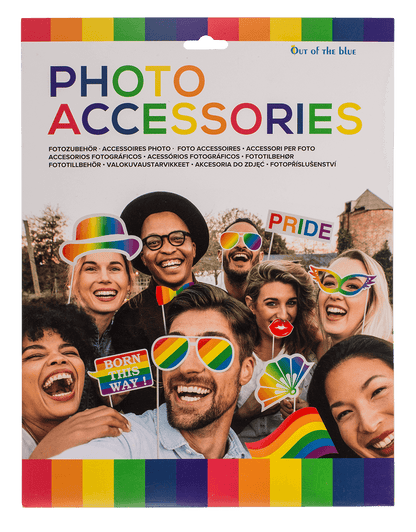 Party photo accessories on stick, Pride,