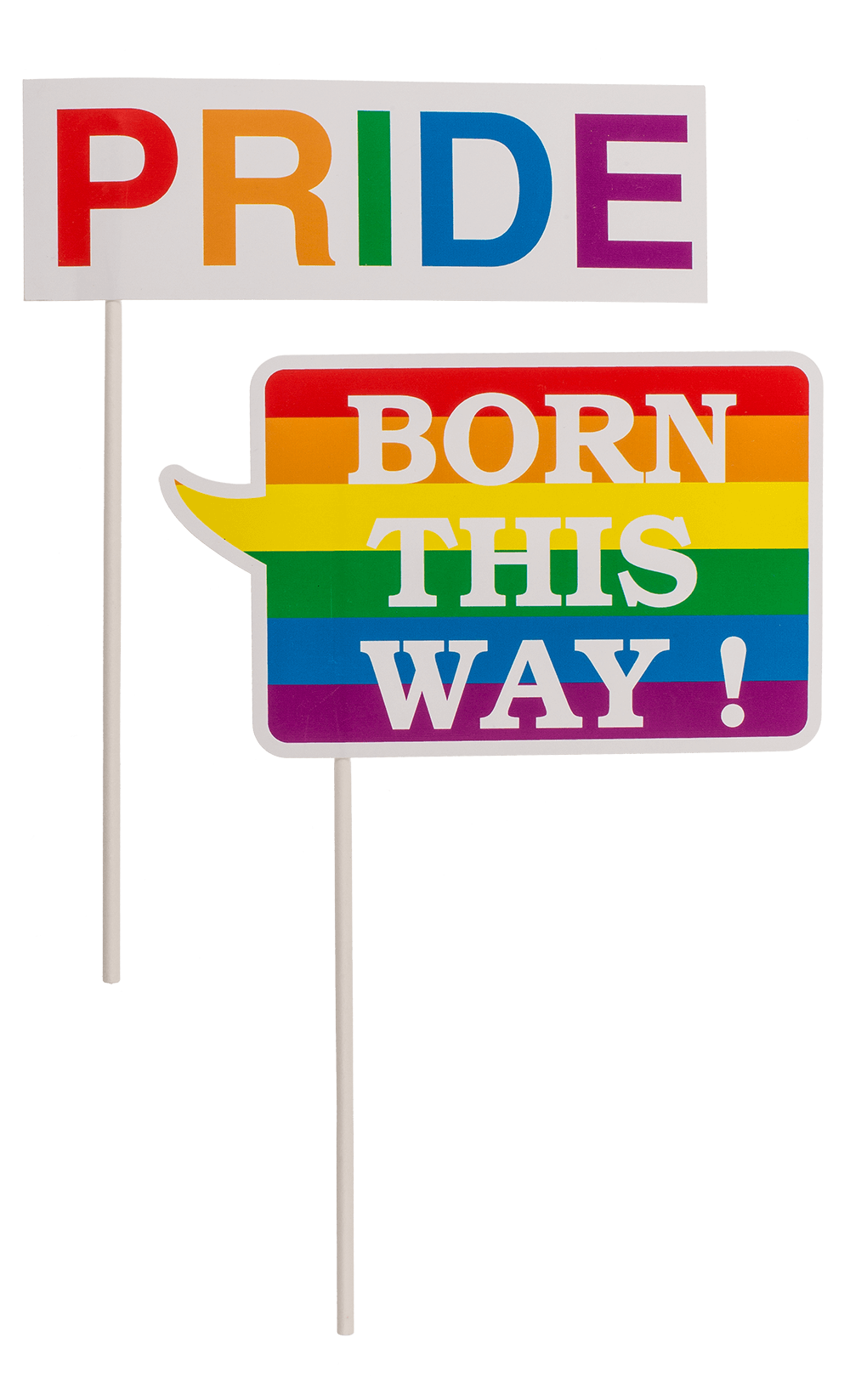 Party photo accessories on stick, Pride,