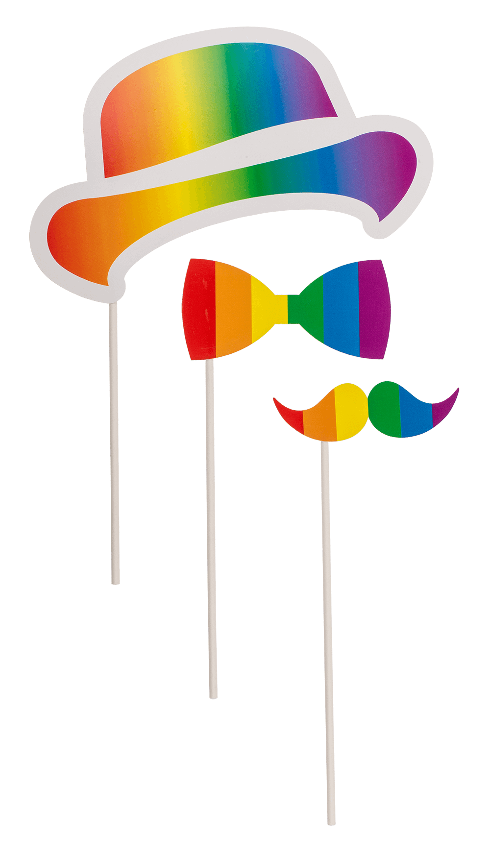 Party photo accessories on stick, Pride,