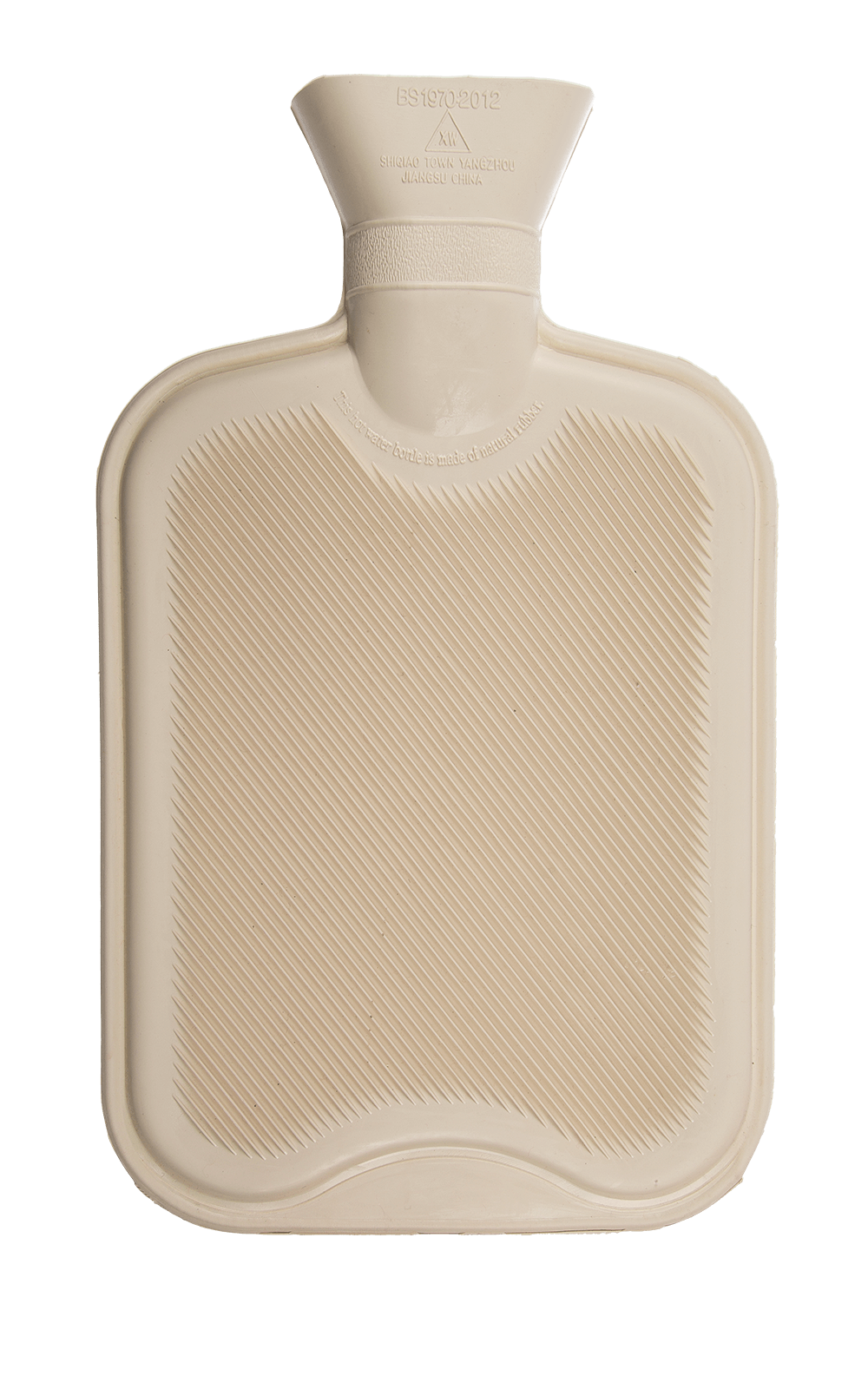 Ivory colored hot water bottle, Lieblingsmensch,