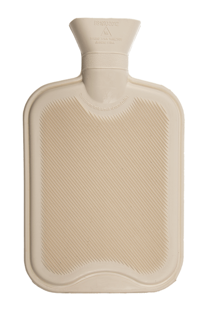 Ivory colored hot water bottle, Lieblingsmensch,