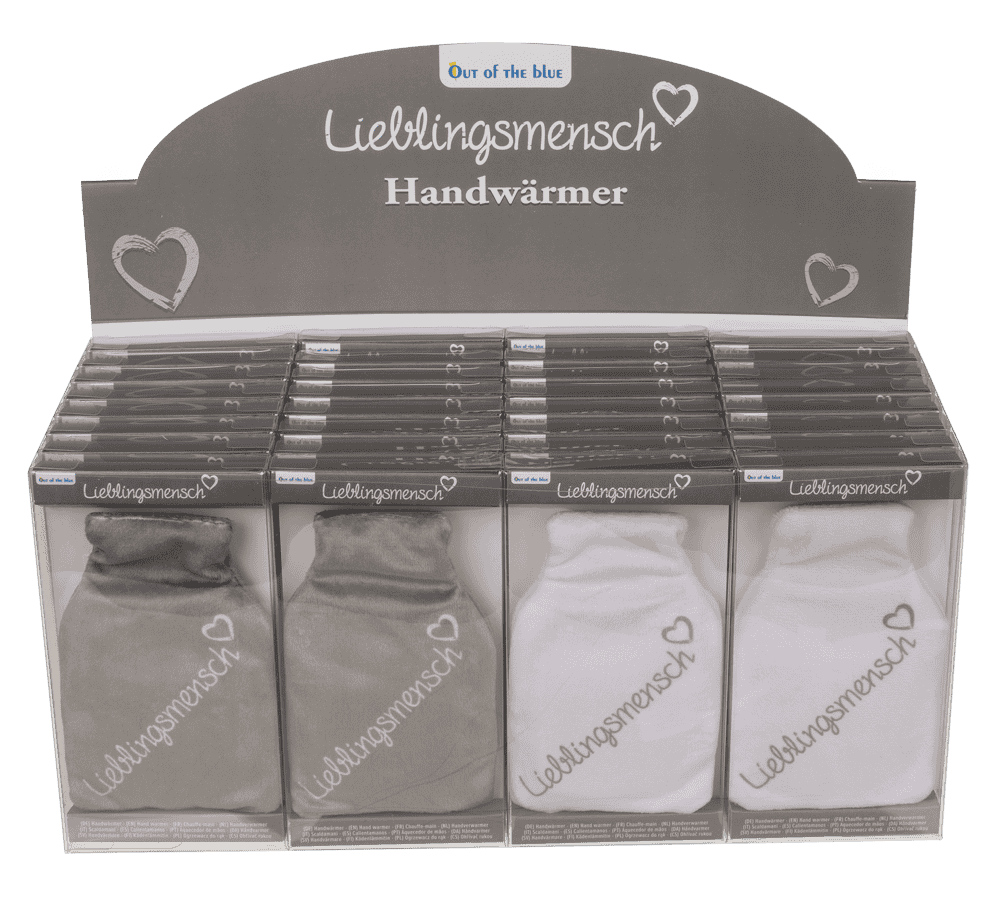 Cream coloured hand warmer, Lieblingsmensch,