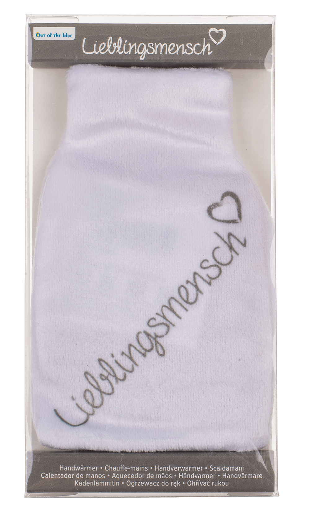 Cream coloured hand warmer, Lieblingsmensch,