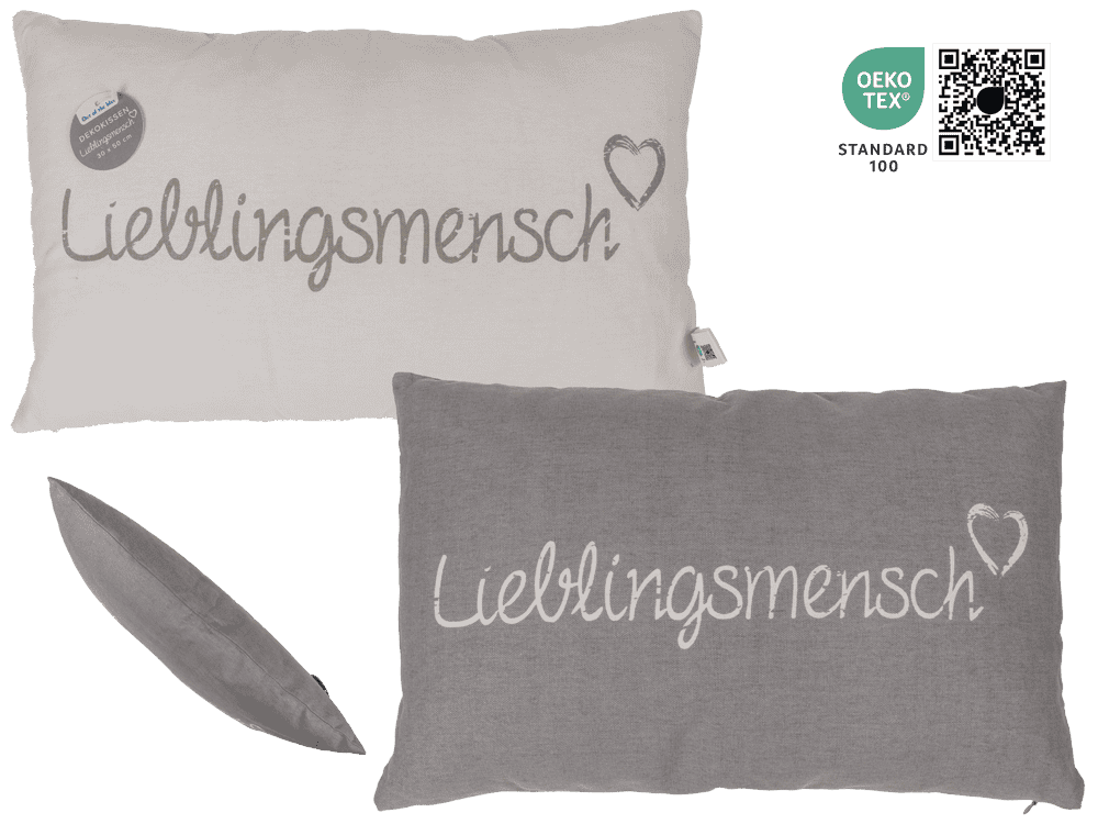 Decoration Cushion, Lieblingsmensch,