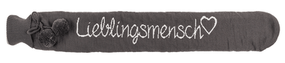 Long hot water bottle, Lieblingsmensch,