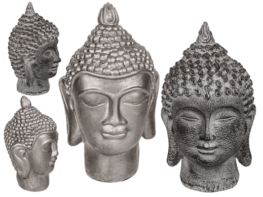 Polyresin decoration figurine, Buddha head,