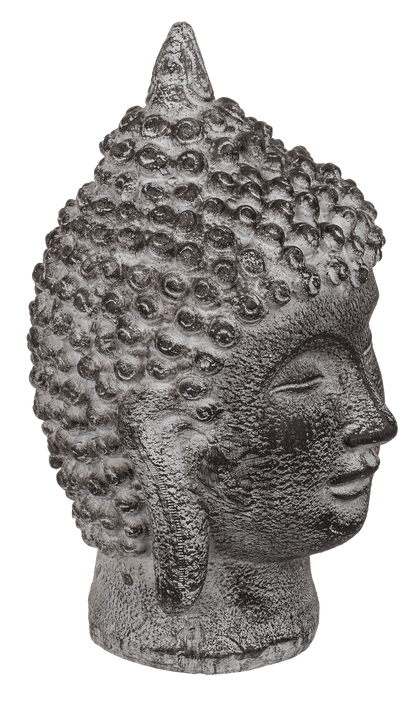 Polyresin decoration figurine, Buddha head,