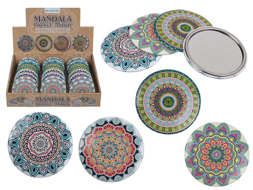 Pocket mirror, Mandala,
