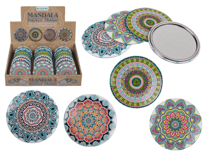 Pocket mirror, Mandala,