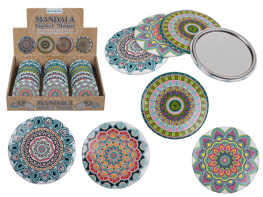 Pocket mirror, Mandala,