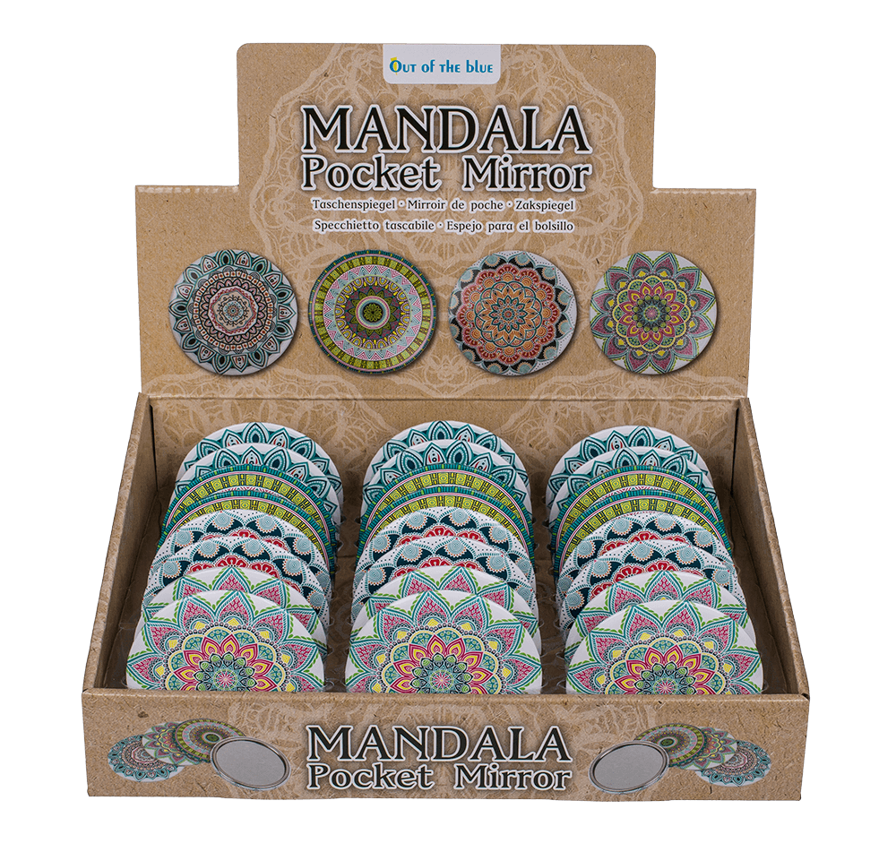 Pocket mirror, Mandala,