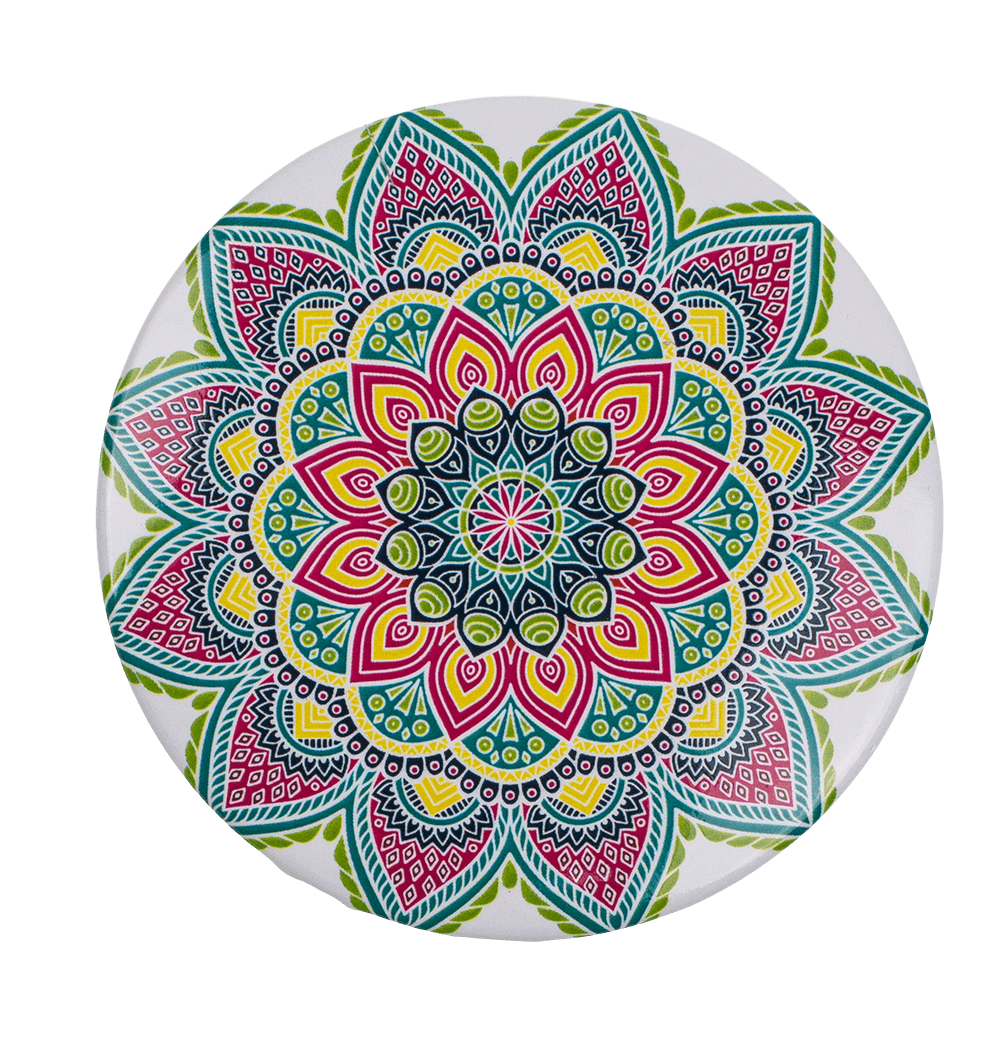 Pocket mirror, Mandala,