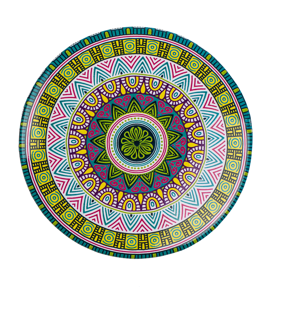 Pocket mirror, Mandala,