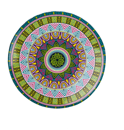 Pocket mirror, Mandala,