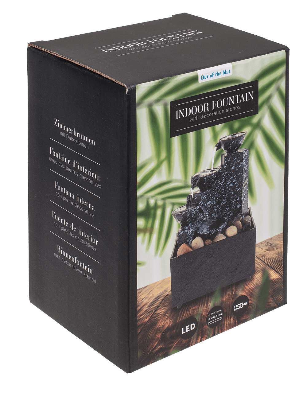 Indoor fontain with decoration stones,