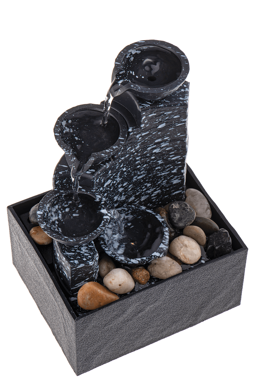 Indoor fontain with decoration stones,