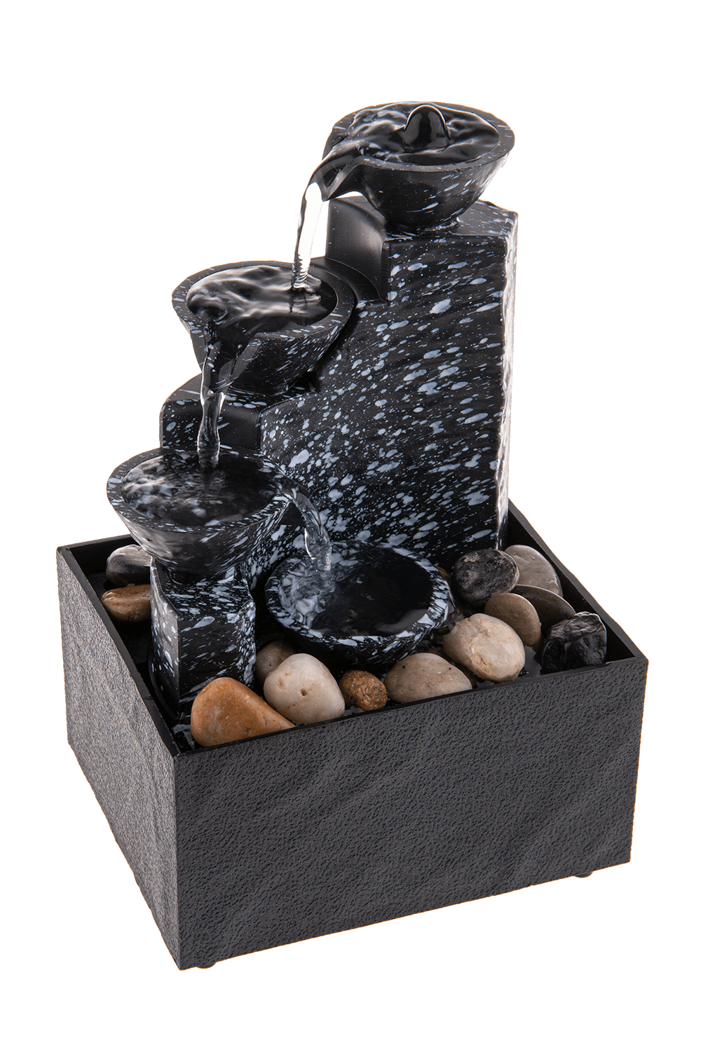 Indoor fontain with decoration stones,