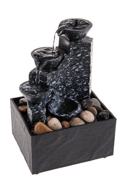 Indoor fontain with decoration stones,