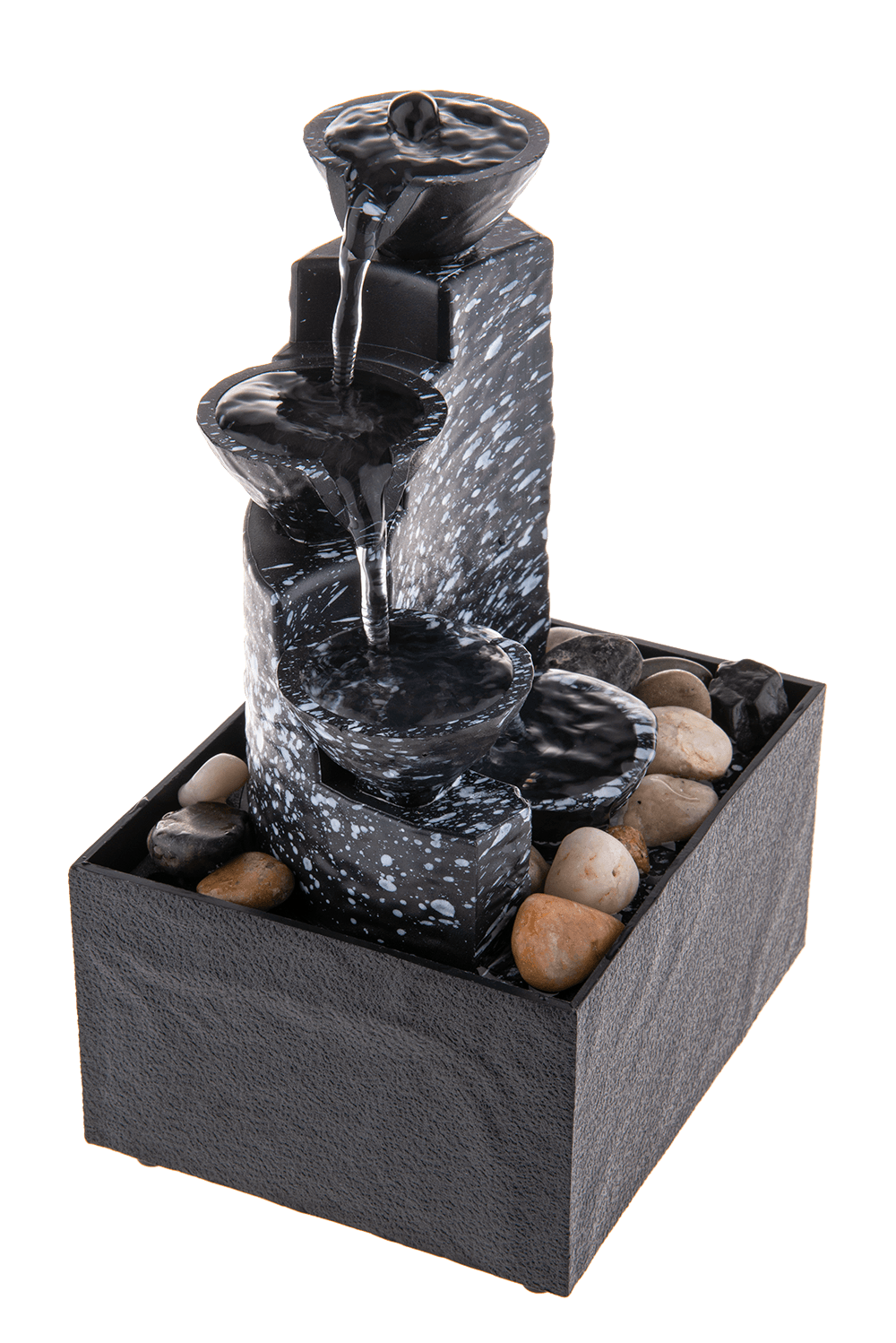 Indoor fontain with decoration stones,