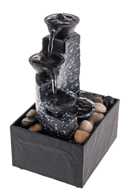 Indoor fontain with decoration stones,