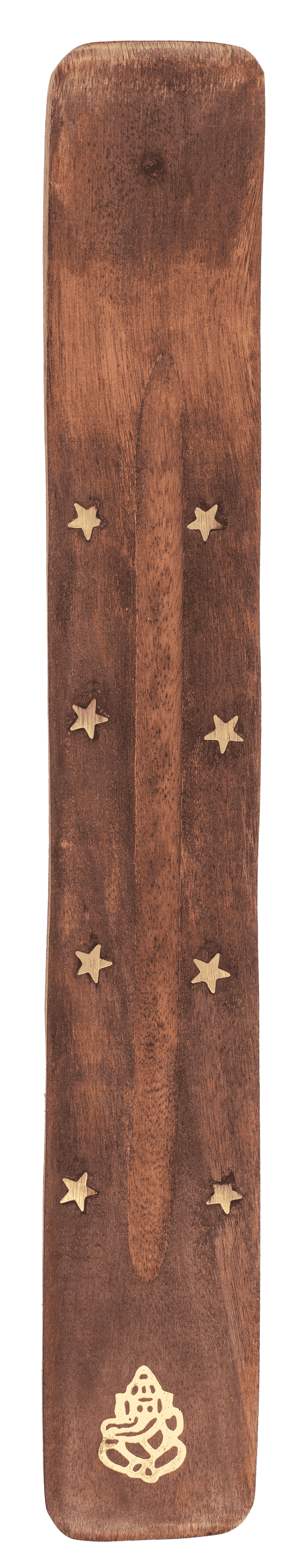 Wooden incense stick holder, ca. 25,5 x 4 cm,