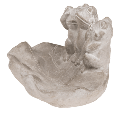 Bird feeder, frogs, ca. 21,5 x 14,5 x 16 cm,