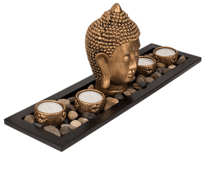 Black, rectangular wood plate,