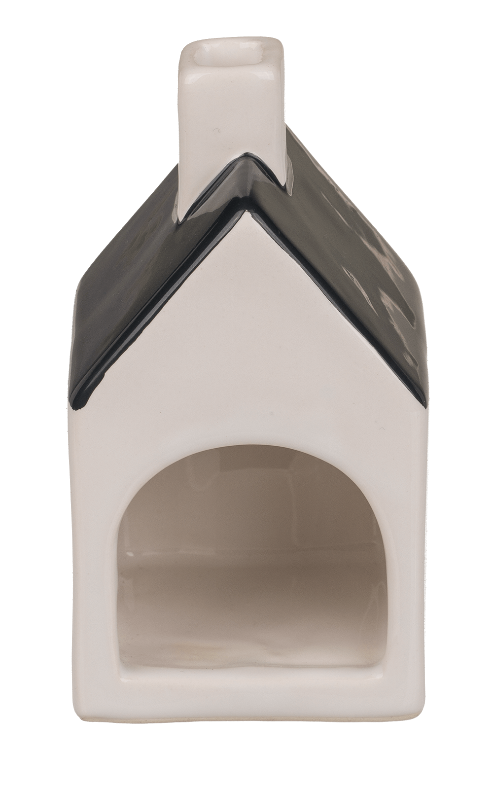 Ceramic house for incense cones/tea lights