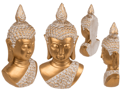 Decoration head, Buddha, ca. 14,5 x 8 x 27,5 cm,