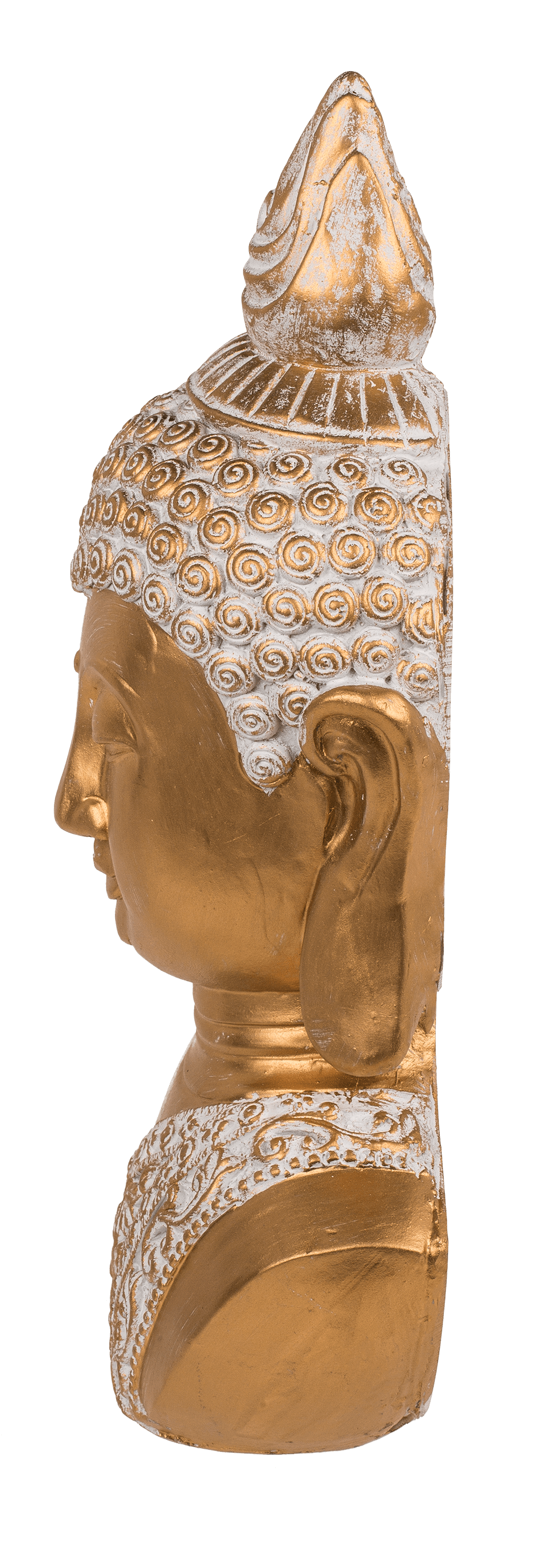 Decoration head, Buddha, ca. 14,5 x 8 x 27,5 cm,