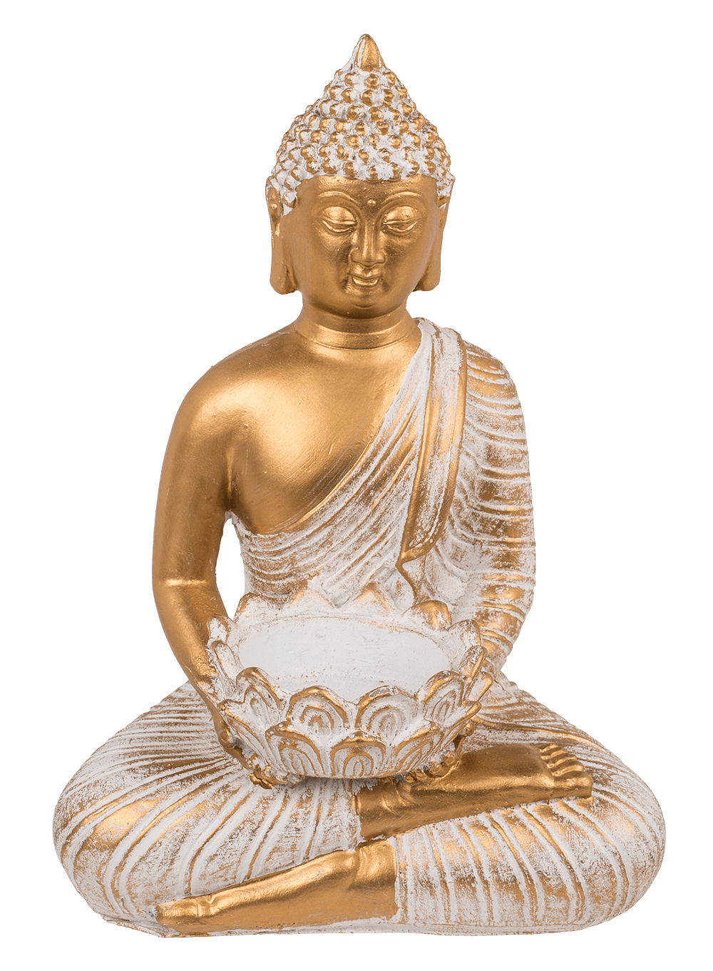 Decoration figurine, Buddha, with tea light holder