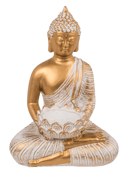 Decoration figurine, Buddha, with tea light holder