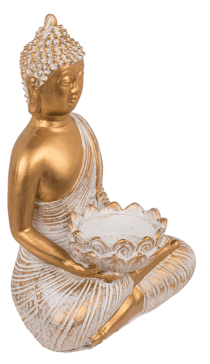 Decoration figurine, Buddha, with tea light holder